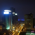 Night hotel room view of Suzhou