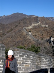 Sumiko on the great wall
